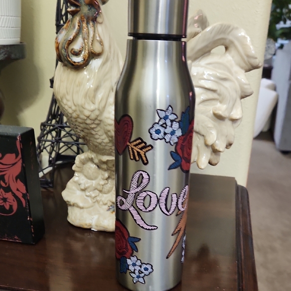Starbucks Love Stitch Tattoo Stainless Steel Bottle - Picture 1 of 8